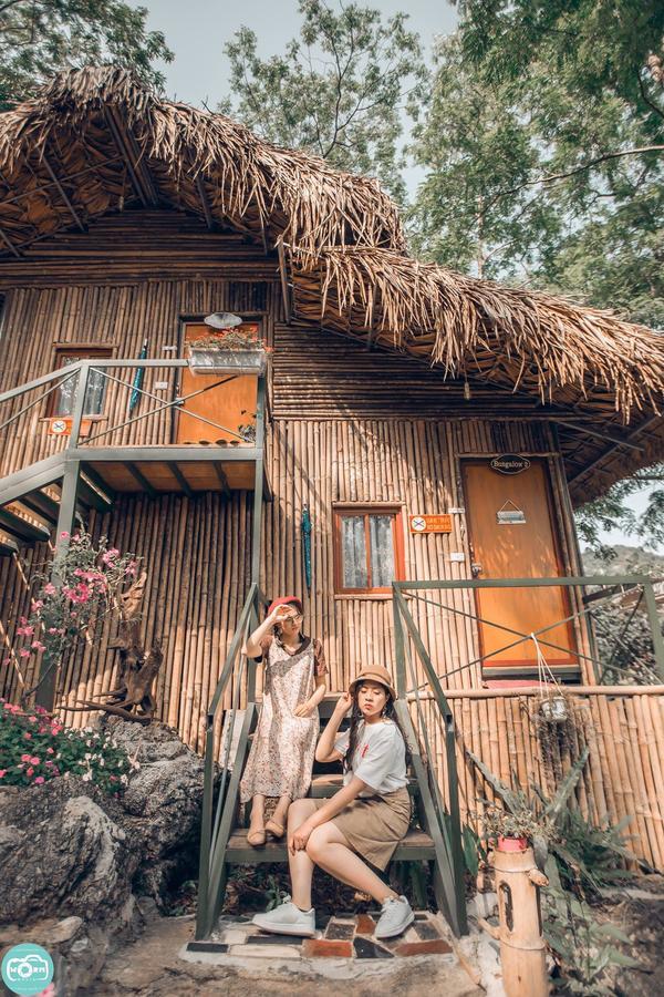 Green Hill Hostel&Tour Ha Giang Buitenkant foto