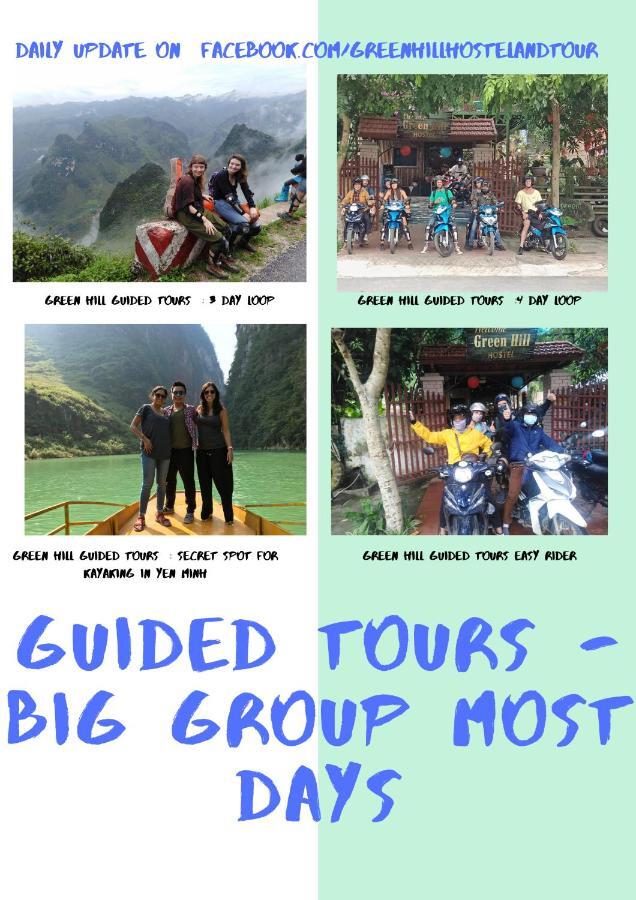 Green Hill Hostel&Tour Ha Giang Buitenkant foto